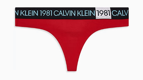Forbedre Telegraf omfattende Calvin Klein Undertøj til piger - rød g-string fra Calvin KLein
