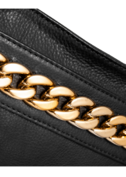 Depeche Style 15298 Sort Clutch Med Guld Laenke