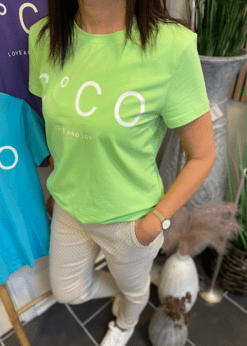 Co couture Signature Lime T Shirt