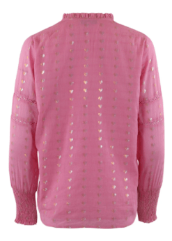 Continue Bluse Asta Heart Pink