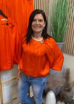 Inwear Orange Daiva Bluse