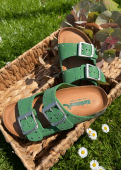 BioNatura Sandal I Grøn Skind