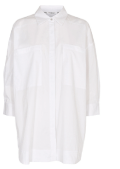 Co couture Hvid Skjorte Cotton Crips Pocket