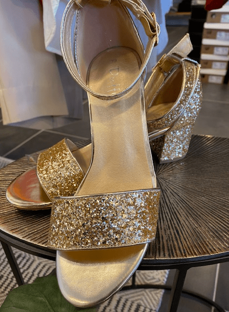 Sandal I Guld Glimmer Duffy Sandaler I Glimmer - Sebtohouse