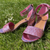 Duffy Pink Sandal Glitter