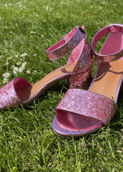 Duffy Pink Sandal Glitter
