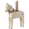 Maileg Candleholder Hvid Hest Stor