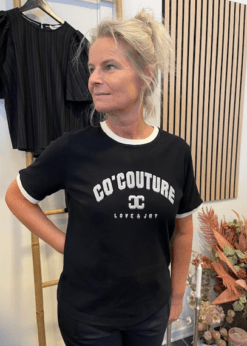 Co couture Egde T Shirt Sort
