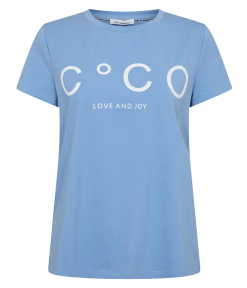 Co couture Signiature T Shirt Sky Blue