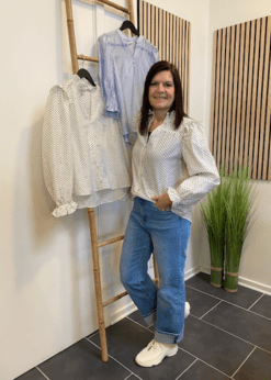 Caana Living Jeans Og Co Couture Chess Dot Skjorte