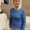 Marta Ingrid Bluse I Jeans Blå