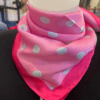 Three M Pink Tørklæde Med Prikker