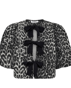 Co couture Leo Bow Blouse