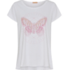 Marta Marie T Shirt Rosa Butterfly