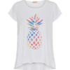 Marta Marie T Shirt White Pineapple