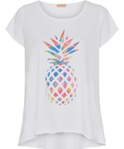 Marta Marie T Shirt White Pineapple