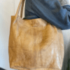 Depeche Camel Farvet Shopper I Skind