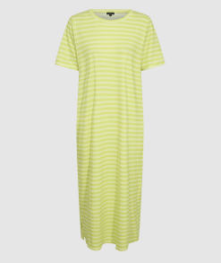 Liberte Alma T Shirt Kjole Lime Stripe