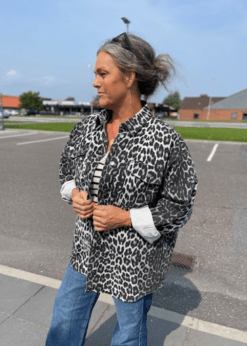 Co Couture Skjorte Jakke Leoprint