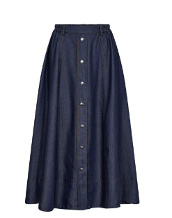 Co Couture Titus Button Skirt