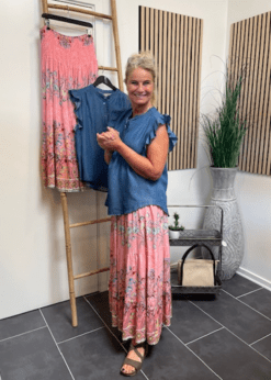 Marta Lise Bluse Og Marta Princess Nederdel