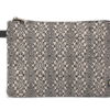 Depeche Sort Print Stof Clutch