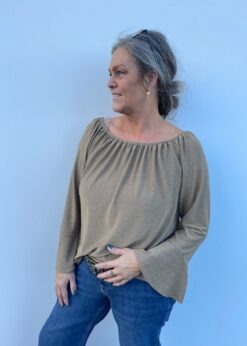 Marta Alexandra Bluse Med Glimmer