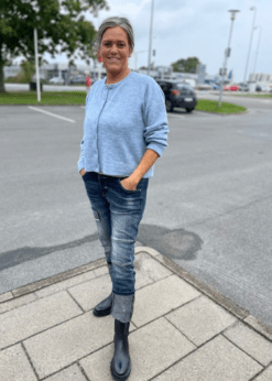 Part Two Cardigan Og Siggi Jeans Fra Cabana Living