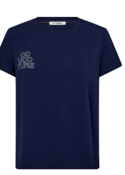 Co Couture Siara Outline Tee Navy