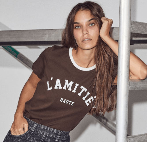 Brun T Shirt Fra Haute Lamitie