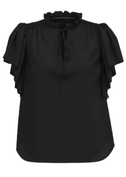 Co Couture Hera Frill Top Sort