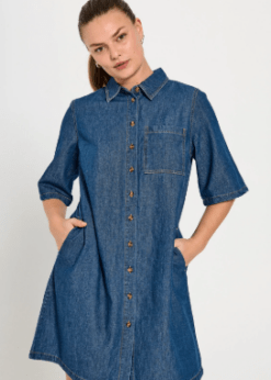 Lisea Denim Kjole Fra Freequent