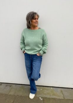 Marta Strik Style Rosa Og Jeans Fra Co Couture