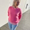 Pink Sribet Marta Bluse Og Pink Marta Strik