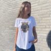 Costa Mani Hvid T Shirt Med Ugle