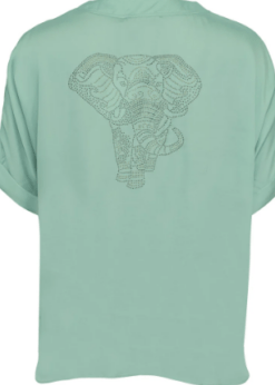 Mille Bluse I Mint Fra Costa Mani