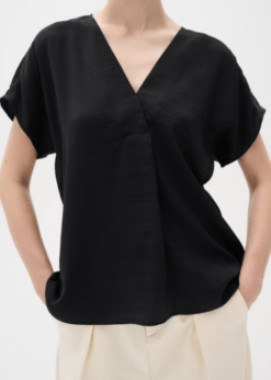 Sort Rinda Bluse Fra Inwear