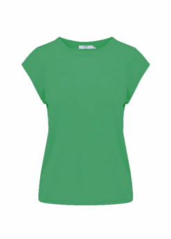 CC Heart Grøn T Shirt Med Rund Hals
