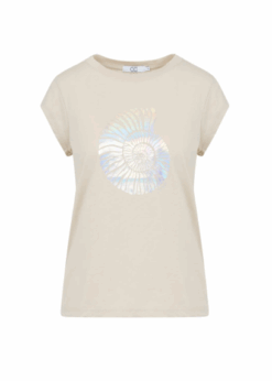 CC Heart Shell Tee Light Kaki