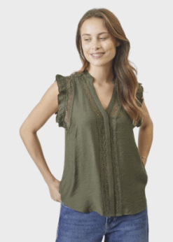 Caryn Frill Top I Army Fra Co Couture