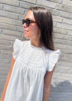 Co Couture Emma Lace Dress Hvid