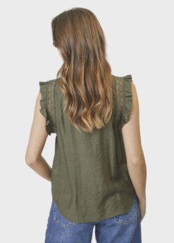 Co Couture Style Caryn Frill Top