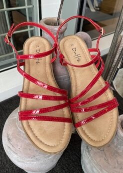 Duffy Sandal 97 21172 I Rød