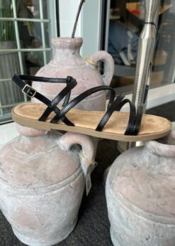 Flad Duffy Sandal I Sort