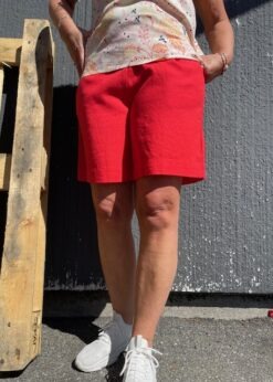 Freequent Rød Lava Shorts