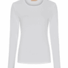 Ingrid Langærmet T Shirt I Hvid Fra Marta