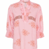 Marta Charlie Bluse Rosa Print