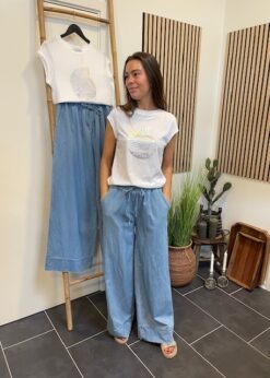 Marta Denim Buks Style Jolanda Og CC Heart Shell Tee
