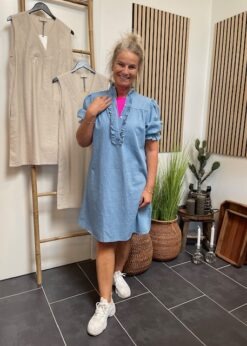 Marta Denim Kjole Style Melissa Og Tim Og Simonsen Top