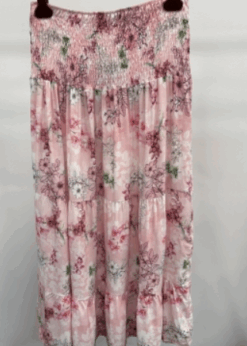 Marta Princess Nederdel Rosa Pink Print